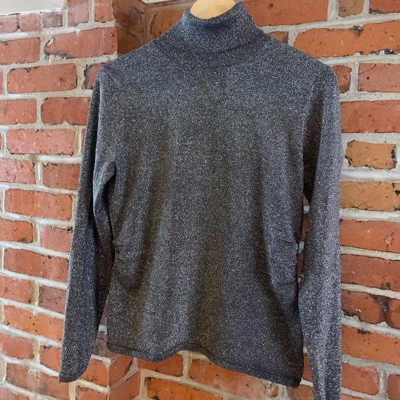 Chelsea & Theodore Silk Turtleneck Long Sleeve! - Picture 1 of 3